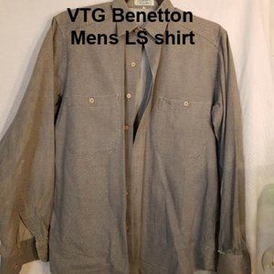 VTG Benetton Mens LS shirt